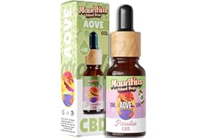 MAURITIUS ISLAND DOGS Paradise Aceite 10% CBD Relajante Natural para Perros y Gatos | Hecho en España 240 Gotas con Base AOVE para Calmar Dolor Ansiedad Ladridos y Mejorar Articulaciones Apetito Digestión Sueño