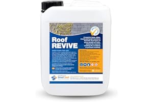 Smartseal 'Roof Revive' - Green Growth & Algae Killer Safe & Easy to Use- Apply & Leave- Inhibits re-Growth Suitable for All Roof Tiles