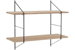‎AC DESIGN FURNITURE AC Design Furniture Orla Regal, Holz, Natur, 25,5 x 76 x 63 cm
