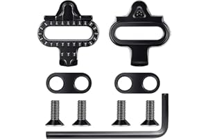 ZHCIHO Cycling Cleats Compatible with SPD SM SH51 - Ideal for Men and Women in Indoor, Mountain, and Road Cycling Activities, Cleats for Cycling Shoes