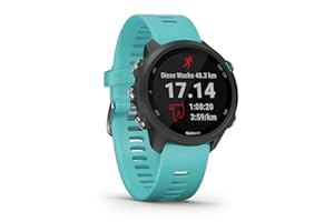 ‎GARMIN Garmin Forerunner 245 – GPS-Laufuhr mit individuellen Trainingsplänen, speziellen Lauffunktionen und detaillierter Trainingsanalyse. 1,2“ (3 cm) Farbdisplay, Akkulaufzeit bis zu 7 Tage, wasserdicht