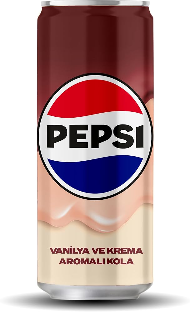 Pepsi Max Vanilya ve Krema Aromalı Şekersiz Kola 330 ml