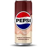 Pepsi Max Vanilya ve Krema Aromalı Şekersiz Kola 330 ml