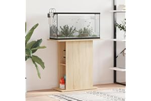 Rantry Supporto per Acquario 75x36x72,5 cm Multistrato Rovere Sonoma, Supporto per Acquario,Mobile per Acquario,Mobile Acquariorio, Credenza Armadio da Cucina Mobiletto Salvaspazio Mobiletto