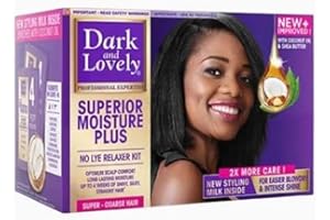 GENERIC DARK AND LOVELY MOISTURE PLUS NO LYE RELAXER SUPER FOR COARSE HAIR