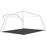 Qeedo Quick Villa 4 Groundsheet, Zeltunterlage, Schutz vor Nässe + Beschädigungen