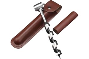 COJJ Bushcraft Gear - Attrezzatura e attrezzatura per la sopravvivenza | Attrezzature e attrezzature Settlers Tool Trapano a mano Chiave Inglese Scotch Eye Legno Trapano per Campeggio,