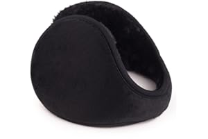 ZUMUii Butterme Unisex Earmuffs Oreille Chauffe-hiver Warm Back Head Wrap Around Poignée de ski pour les dames et les gentlemen