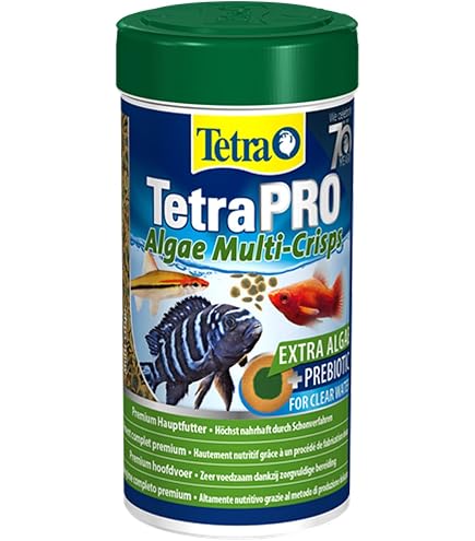 TETRA Pro Algen Fischfutter – 95 G / 500 Ml, Chips Mit Spirulina | Für Algenfressende Fische
