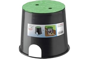 Jardibric - Regard de Visite Circulaire 285 x 250 mm pour 1 à 2 électrovannes en Polypropène