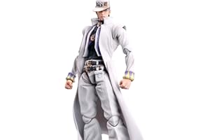 Tongyundacheng Anime-Charakter-Modell Kujo Jotaro Actionfigur mit Zubehör, bewegliche Statue, Sammlerstücke, 17 cm, PVC-Modelldekorationen, Desktop-Ornamente