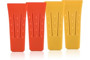 Spaltkeil für Holz 6 Zoll, AolKee Kunststoffkeile, Fällkeil, Forst Zubehör Wald für Holzfäller und Faller, Fällkeil set, Kunststoffkeile, 4 Stück