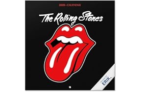 Grupo Erik Wall Calendar 2026 - The Rolling Stones Calendar 2026 | Square 30 x 30 cm - 12 x 12 inches Wall Planner, Family Planner Month To View | The Rolling Stones Merch, Gifts For Friends