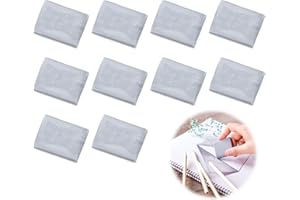 VPB 10 gomas de borrar amasables grises para artistas, masilla de goma suave y duradera, masilla de dibujo amasable para dibujar, crear reflejos, adecuada para pintar o dibujar
