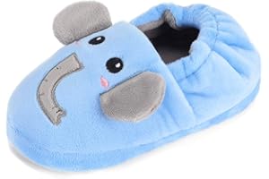 MASOCIO Zapatillas de Estar por Casa para Niñas Niños Animales Pantuflas de Casa de Cálido Suave Antideslizante