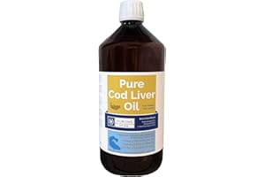 OURONS 1000ml Cod Liver Oil for Animals & Dogs - Veterinary Feed Grade Liquid 1 Litre