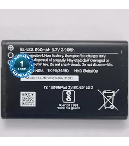 Batteria Interna Per Nokia 1 – BV-5V Compatibile Con TA-1047, TA-1060 E Altri