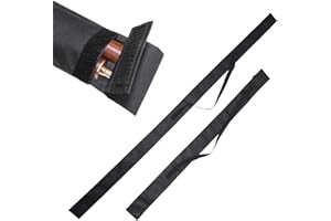 KRYMSON 2 Stück Billard-Queue-Abdeckung, Snooker-Tasche für 3/4 und 1/2 Queues, Geeignet für Billard und Snooker
