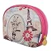 TaylorHe Waterproof Small Beauty Pouch Make-up Bag Cosmetic Case Zipped Top with Matching Lining Cute Giraffe