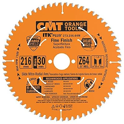 CMT 273.216.64 m Lame circulaire itk-plus pour coupe de précision, Orange