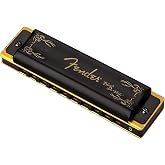 Fender Blues Deville Harmonica Do (C) Mızıka | Fosfor bronz sazlık, zengin ton, sabit ayar, kılıf i&ccedil;erir, acemi ve pro blues 