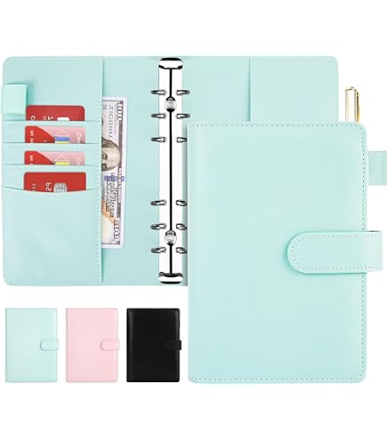 YFaith Raccoglitore Ad Anelli A6, 2 Pezzi Colore Trasparente - 9