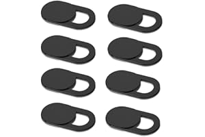 XIANGBIN 8 Pack Webcam Cover, 0.027 inch Ultra Thin Laptop Camera Cover Slide for iPhone iPad MacBook Pro Computer iMac Cell Phone PC Slider Protect Your Privacy Security