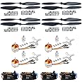 QWinOut A2212 1000KV Outrunner Motor + 30A ESC + 1045 Prop Propeller for F450 F500 F550 DIY Drone Kit (4 Set)