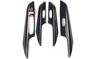 FANGYID Nissan Navara NP300 ST 2014-2020 Interior Trim Accessories - Gear Shift Panel, Inner Door Handle Cover, Trim Frame (Color: Window Switch, RHD2)