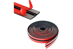 Automotive Door Sealing Strip 2M/4M/8M,WMLBK T-Shaped Car Sealing Strip 14mm+19mm Sound Insulation Strip Windshield Rubber Seal for Car Front Rear Windshield
