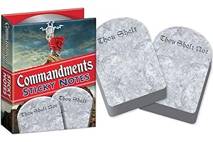 THE UNEMPLOYED PHILOSOPHERS GUILD Commandments Sticky Notes Booklet