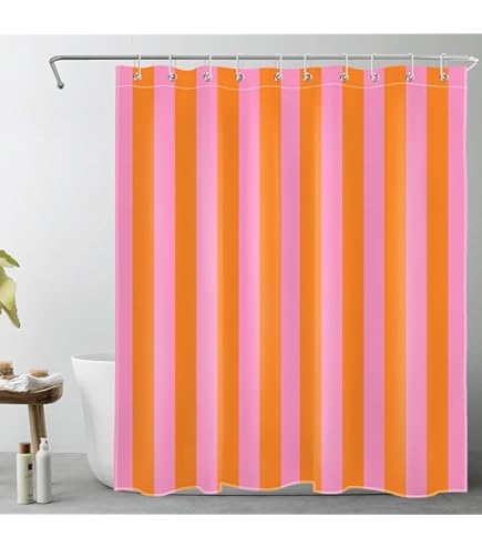 Duschvorhang-Set 'Buntglasfenster' | 183 X 183 Cm | Mit 12 Haken | Aus Weichem, Schnell Trocknendem Polyester