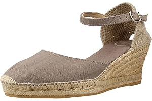 Toni Pons CALDES - Espadrillas con Zeppa da Donna Vegan realizzate in Lino.