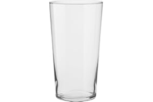 ‎TREND FOR HOME TREND FOR HOME Blumenvase Modern H: 29.5 cm Glasvase Konisch Bodenvase Vase Groß Deko Vase Glasvasen Vase für Pampasgras Skandinavische Deko Boho Vase | Transparent | Ø 16 cm | Alyssa