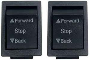 Framåt- och bakåtströmbrytare for 6V 12V 24V elektriska åkbilar På/Av På vippreglage Set om 2(Forward stop back)