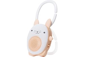SoundBub by WavHello, White Noise Machine and Bluetooth Speaker | Portable and Rechargeable Baby Sleep Sound Soother – Bella The Bunny, White