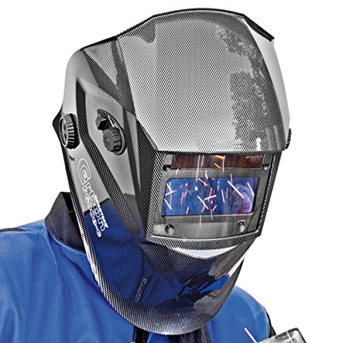 Proteco-Werkzeug® P600E-C Solar Automatik Schweisshelm Schweißhelm Schweissmaske Schweißschild Automatikhelm Carbon