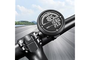 CARMOTTER Wireless GPS Bike Computer, IP67 Waterproof Speedometer with Auto on/off Odometer Cycling Computer for Accurate Tracking