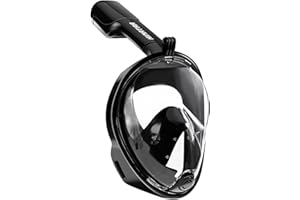 ‎HINATAA HINATAA Schnorchelmaske, 180° Vollgesicht, Tauchmaske, freies Atmen, Anti-Beschlag- und Anti-Leck-Technologie mit verstellbaren Kopfbändern für Erwachsene, Jugendliche, Kinder