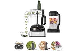 Kenwood MultiPro OneTouch FDM73.480SS, Robot da Cucina Multifunzione con 8 Accessori in Dotazione, Velocità Variabile, Bilancia Integrata, Lavabile in Lavastoviglie, 1000W, Argento
