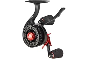 Piscifun ICX Präzisions-Eisfischrolle, Inline-Freespool-Eisfischrolle, ultra-glatte Stärke, CNC-gefräste Aluminiumspule 7 + 1 geschirmte Kugellager, Eisfischrolle