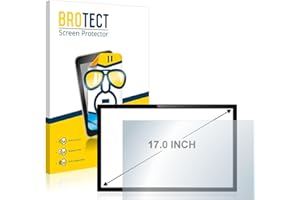 brotect 17" Pellicola Protettiva per PC touch panel con 17,0 Pollici (43.2 cm) [341 x 273 mm, 4:3] Trasparente Anti-Impronte