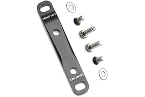 MIEBA Adattatore Staffa Pinza a Montaggio Piatto per Pinza a cremagliera Disco SRAM [Anteriore - 0F/20F (Anteriore 140/anteriore 160)] / [Posteriore - 20F (Posteriore 160)]