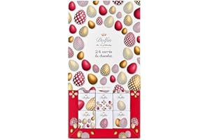 Dolfin 24 mini tabletas de chocolate "Pascua" - Chocolate gourmet belga - Regalos para cumpleaños, aniversarios, San Valentín, Navidad