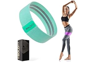 Boldfit Fabric Resistance Band - Loop Hip Band for Women & Men for Hip, Legs, Stretching, Toning Workout