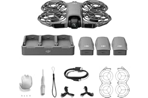 ‎DJI DJI Neo 2 Fly More Combo mit Zubehör (nur Drohne), 4K-Drohne für Einsteiger, Start und Landung auf der Handfläche, Gestensteuerung, ActiveTrack, Omnidirektionale Hinderniserkennung (Neo 2 Combo)