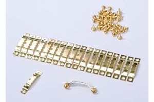 GOODWAY Lot de 20 crochets de suspension dorés avec vis