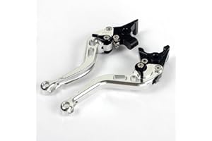 T | TARAZON TARAZON CNC Verstellbare Bremshebel Kupplungshebel für KAWASAKI NINJA ZX6R ZX6RR 00-04 ZX9R 00-03 ZX10R 04-05 ZX12R 00-06 ZZR600 05-08 Z1000 03-06 Versys 1000 12-14