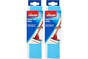 Vileda Magic Mop Refill Pack of 2 Mop Head Replacements Vileda Head