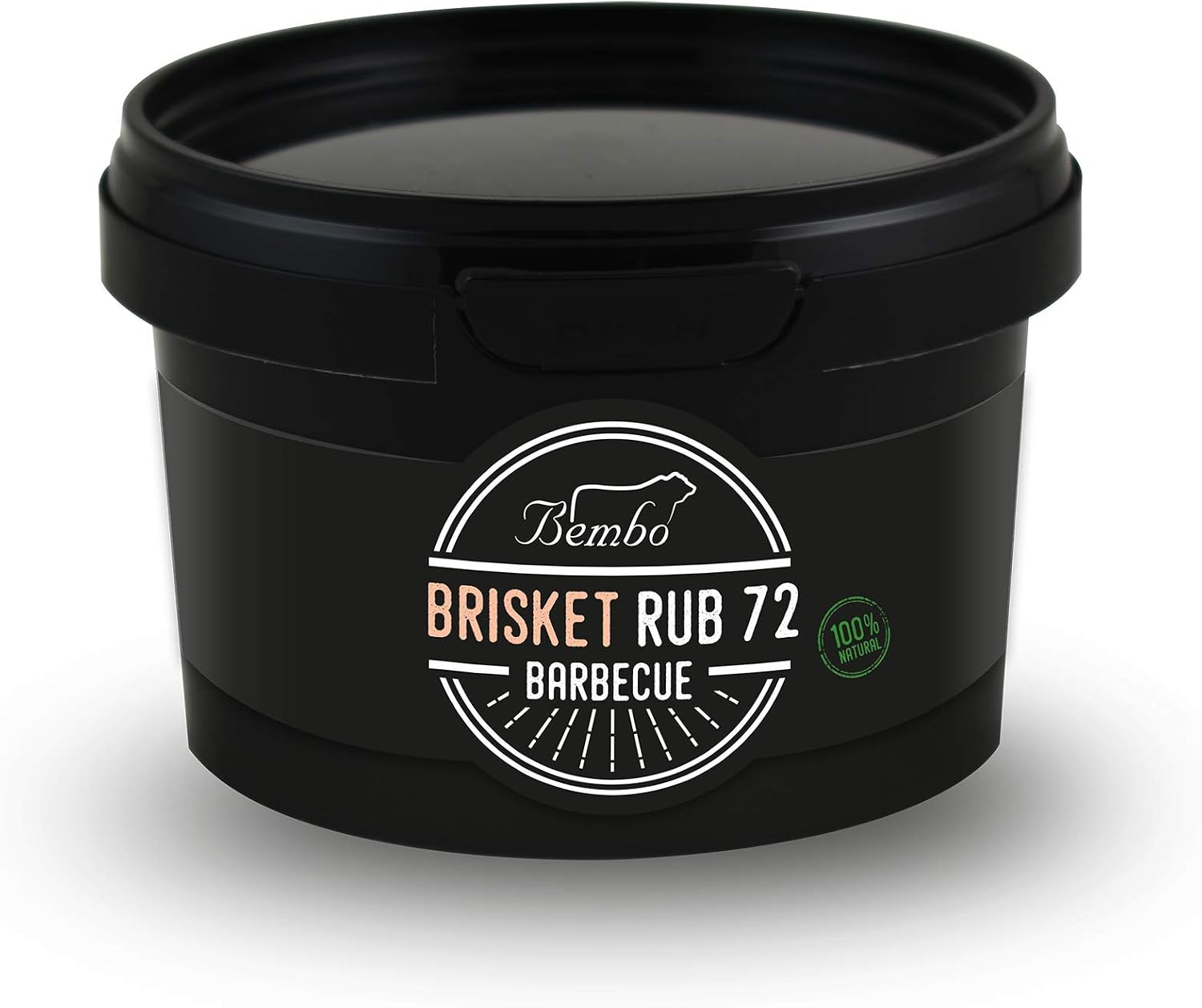 BBQ Brisket Rub Bembo – Mezcla de Especias para Pecho de Ternera – Marinada Seca Barbacoa – Ideal para Ahumado y Cocción Lenta – Made in Italy – 230 g